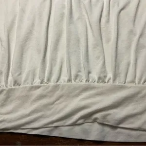 Banana Republic Sleeveless Cream Knit Top Draped Crossover Neckline Women Sz M thumbnail 10