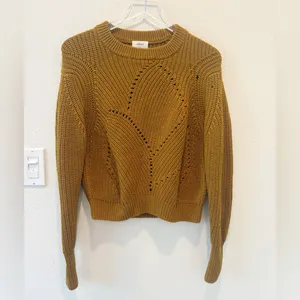 ARITZIA‎ WILFRED Serment Sweater in Mustard thumbnail 3