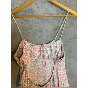 Zara Floral Mini Floral Coquette Preppy Dress‎ Romantic size Large thumbnail 4