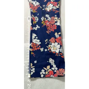 Old Navy Pixie Mid Rise Ankle Pants Floral Print Slim Tapered Measured Size 12 thumbnail 6