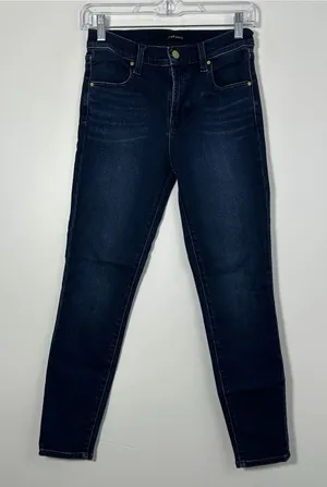 J Brand Women’s Size 26 Dark Wash High Rise Skinny Jeans Stretch Denim thumbnail 1