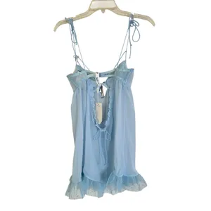 For Love & Lemons Izzy Slip Dress blue size XS thumbnail 4