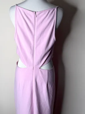 Abercrombie Pink Boat Neck Side Cut Out Maxi Dress thumbnail 7