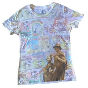 Disney Parks Walt Disney Original Comics Print Tee Size Medium thumbnail 1