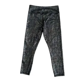 Zyia Active Black Vertical Mirage Light and Tight High Rise 7/8 Leggings Size 12 thumbnail 8