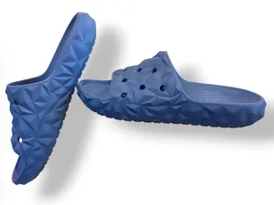Crocs Classic Geometric Slide Sandals Blue Men 8 Women 10 Slip On thumbnail 3