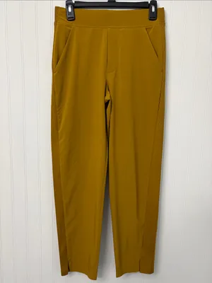 Athleta Brooklyn Ankle Pant Women in Brass Yellow Size 4 #198671 thumbnail 3