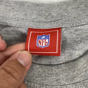 Green Bay Packers Shirt Mens Gray NFL Football Long Sleeve Crewneck Embroidered thumbnail 4