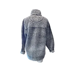 BoxerCraft Indiana Hoosiers Sherpa Fleece Quarter Zip Pullover Sweatshirt Med thumbnail 2
