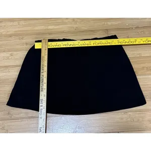 American Eagle Womens Black Large Skort With Slit Mini Skirt thumbnail 4