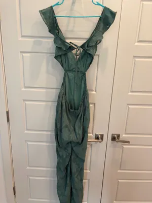 Blue Floral Jumpsuit Size M thumbnail 7