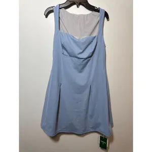Brand New Halara Women's Size Small Blue A Line Tennis Mini Dress Pockets thumbnail 6