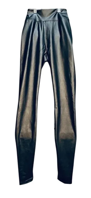 Offline Aerie The Hugger High-Waisted Faux Leather Crackle Leggings Medium NWT thumbnail 1