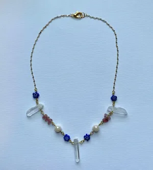 Gold Charm Necklace Handmade thumbnail 2