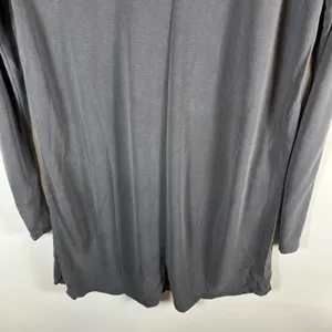 Abercrombie & Fitch‎ Womens Grey Long Sleeve Pocket Tunic Top Medium T-Shirt thumbnail 8