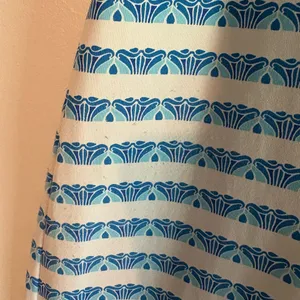 J. McLaughlin Blue And White Pattern Stripe Tank Dress Size‎ Medium thumbnail 7