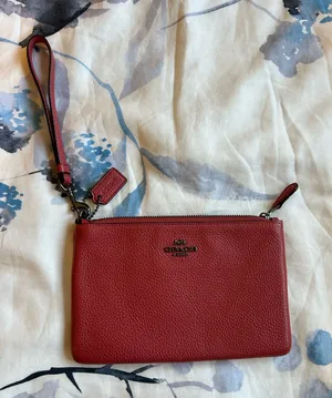 Coach Wristlet Wallet Leather thumbnail 1