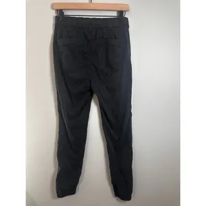 American Eagle Next Level Stretch Black Jogger Pants Ankle Zip Utility Women 8‎ thumbnail 4