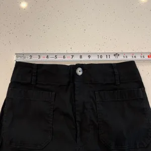 Maeve The Colette Ponte Crop Wide-Leg Pants Black‎ Linen Blend Size 30 thumbnail 9