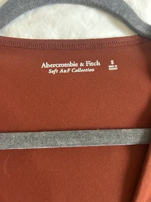Abercrombie Long Sleeve Bodysuit Orange thumbnail 2