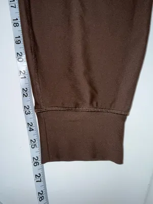 Old Navy Active Powersoft Go Dry Joggers Brown High Rise Pocket thumbnail 9