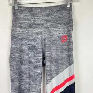 WITH Wear It To Heart x Peloton Colorblock Leggings Gray Retro Size Medium M L26 thumbnail 2