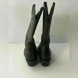 Charlie 1 Horse Mad Dog Calf Cowboy Boots Chocolate Brown Size 7.5 thumbnail 5