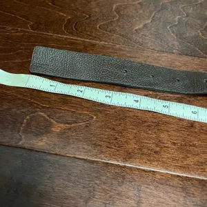 Betsey Johnson Dark Brown Belt With Leopard Interior Print 38” thumbnail 5