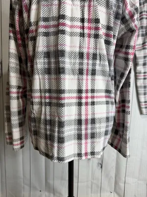 Nautica Pajama Set Plaid Flannel Long Sleeve Button Up Shirt Pant Sz L 14-16 thumbnail 8