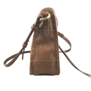 HOBO VTG Leather Crossbody Bag Brown Timeless Everyday Travel Work Minimalistic thumbnail 3
