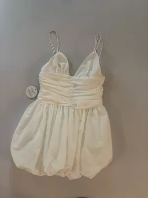 White STAUD dress thumbnail 2
