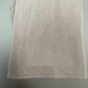 Vintage Jason Maxwell Tank Top Mock Neck Sleeveless‎ Neutral Taupe Women Medium thumbnail 8