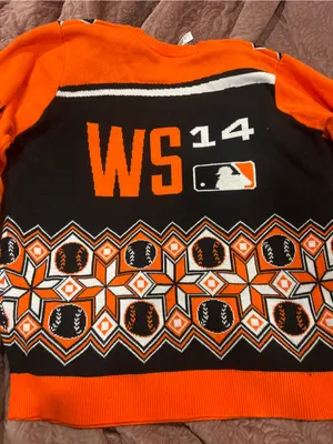 Forever Collectibles Orange & Black World Series Champions Crewneck Sweater thumbnail 5