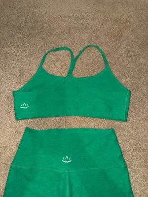 Beyond Yoga Spacedye Biker Shorts and Sports Bra thumbnail 5