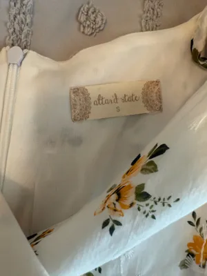 Altar'd State Dress Yellow Floral thumbnail 2