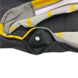 Lululemon‎ Black Yoga Leggings Size 8 Colorblock Waistband thumbnail 8