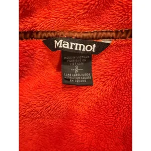 Marmot Sherpa Fleece Hoodie Orange Red Full Zip Jacket M8600-4-MPT Womens S thumbnail 4
