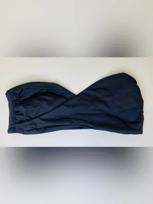Frankie's Bikinis‎ Black Margo Strapless Bandeau Bikini Top Size S thumbnail 6