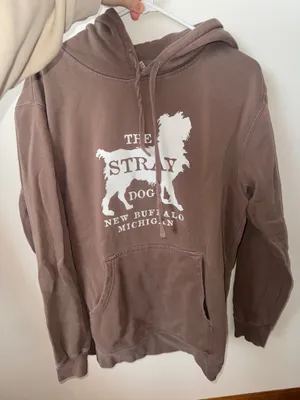 The Stray Dog Brown Hoodie thumbnail 1