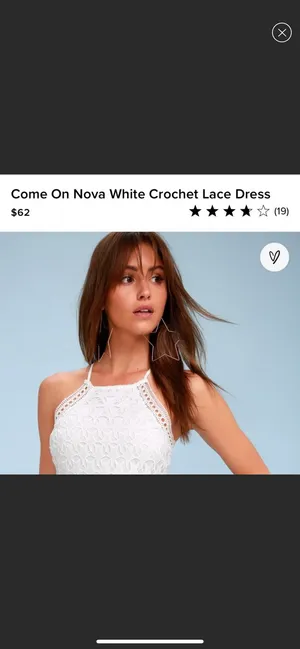 Lulus White  Lace Dress thumbnail 3