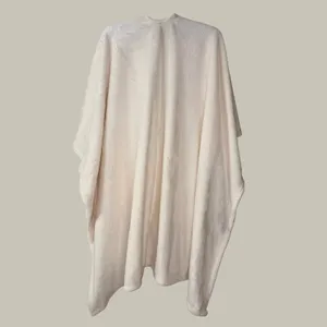 Style Selections Plush Angel Wrap Cream Wearable Blanket Cape LW58-248 Pockets thumbnail 2