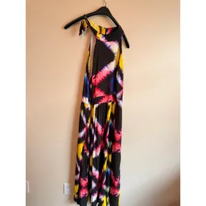 Busayo Collective Maxi Dress Womens 14 Multi Tie-Dye‎ Halter Sleeveless Boho thumbnail 2