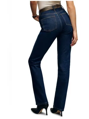 NWT Reformation Jax Stretch High Rise Straight Leg Jeans Seneca SZ -24 thumbnail 4