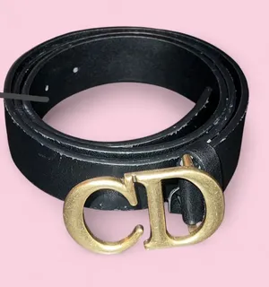 Dior 30 Montaigne Saddle Belt Gold Hardware READ DESCRIPTION thumbnail 1