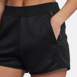 Nike Sportswear Tech Fleece high rise women's workout athletic shorts S small thumbnail 3