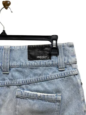 Insight 51 Micro Mini Skirt Blue Size XL NWT Y2K Rave Festival Summer Beach Cute thumbnail 9
