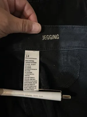 American Eagle Outfitters Women’s Black Solid Jegging Size 14 Regular thumbnail 7