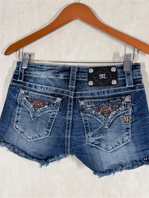 Miss Me Women’s Signature Shorts Embroidered Embellished Flap Pockets 27 thumbnail 5