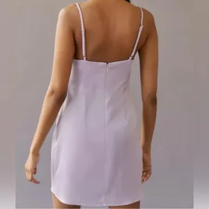 Urban Outfitters Lilac Satin Cowl Neck Slip Mini Dress thumbnail 5