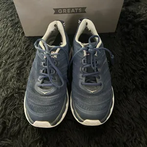 HOKA one one akasa blue lace up shoes sneakers women’s 9.5 thumbnail 9